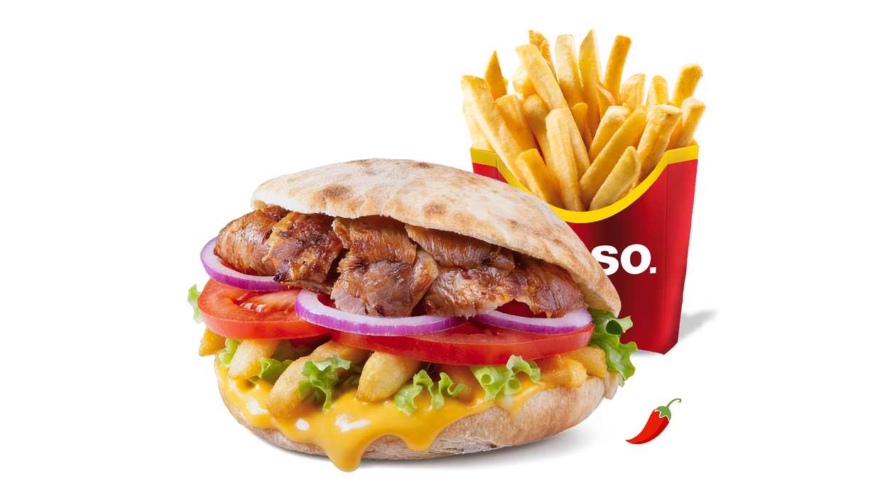 Royal Chessy Chicken Combo with French Fries