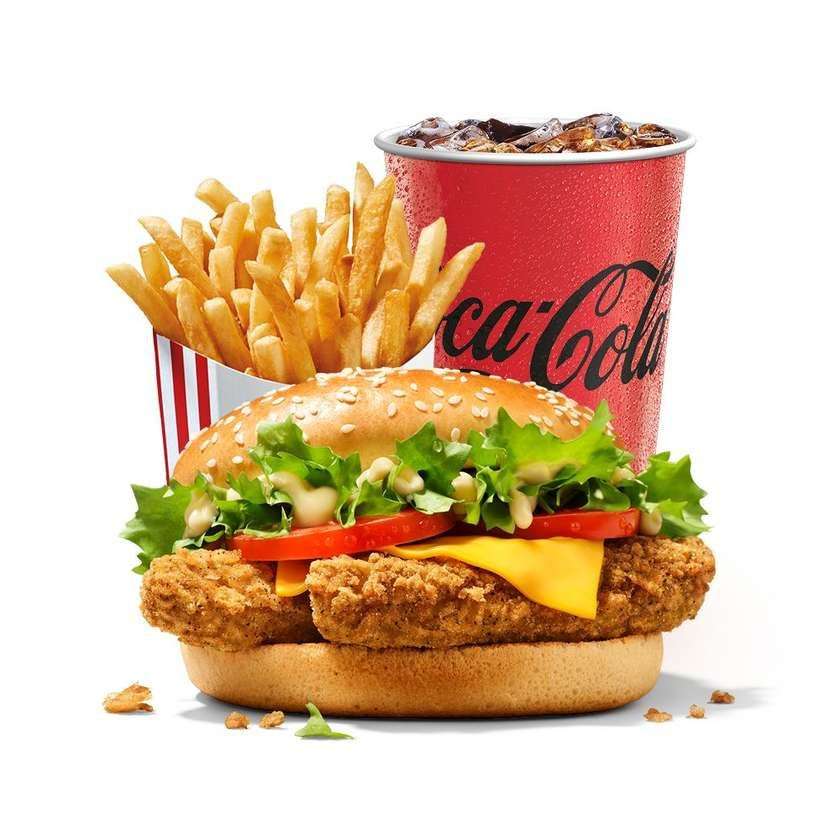 Veggie Deluxe Burger Menu