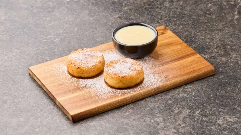 Cottage cheese pancakes 2pcs.