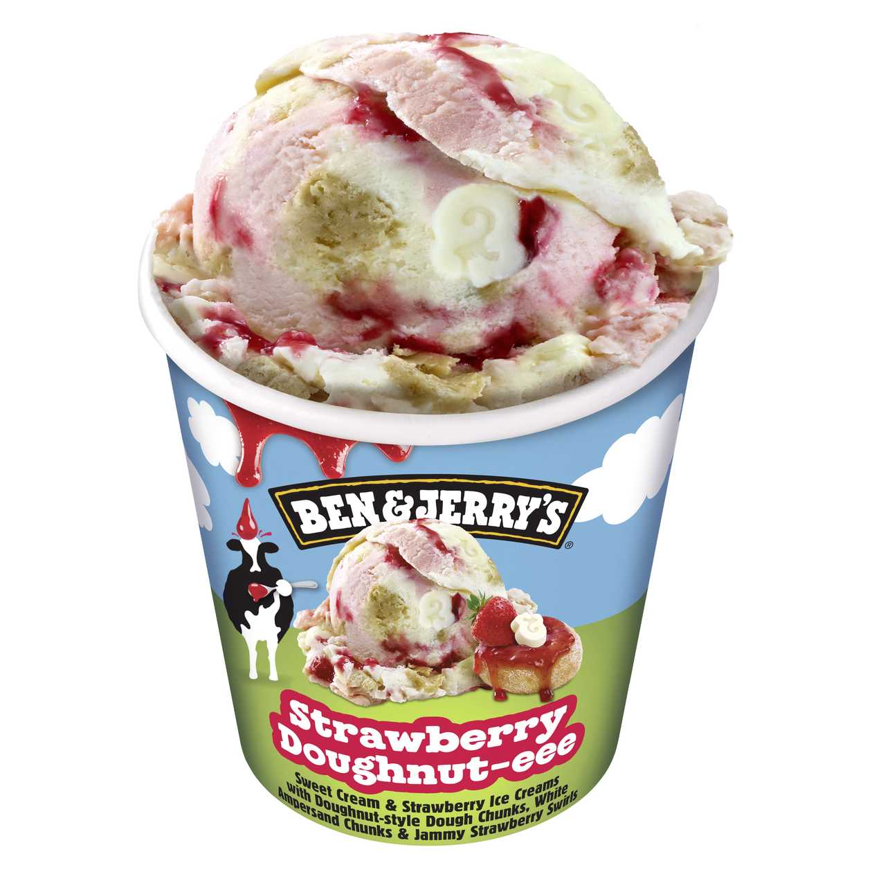 Ben & Jerry's Strawberry Doughnut-eee 465 ml
