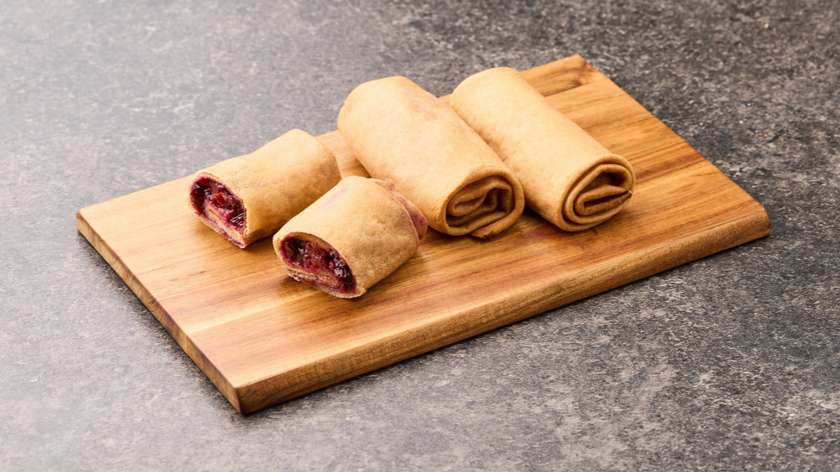 Crepes with cherry filling