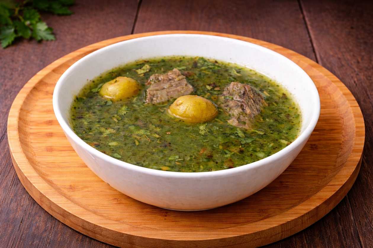 Tkemali soup