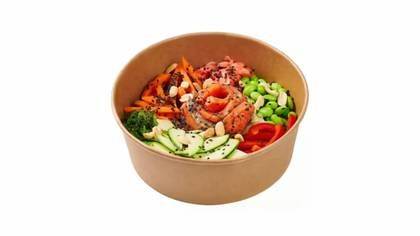 Bowl with Salted Salmon
