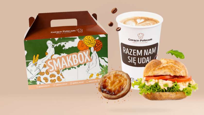 Taste Box with Sandwich and Pastel de Nata