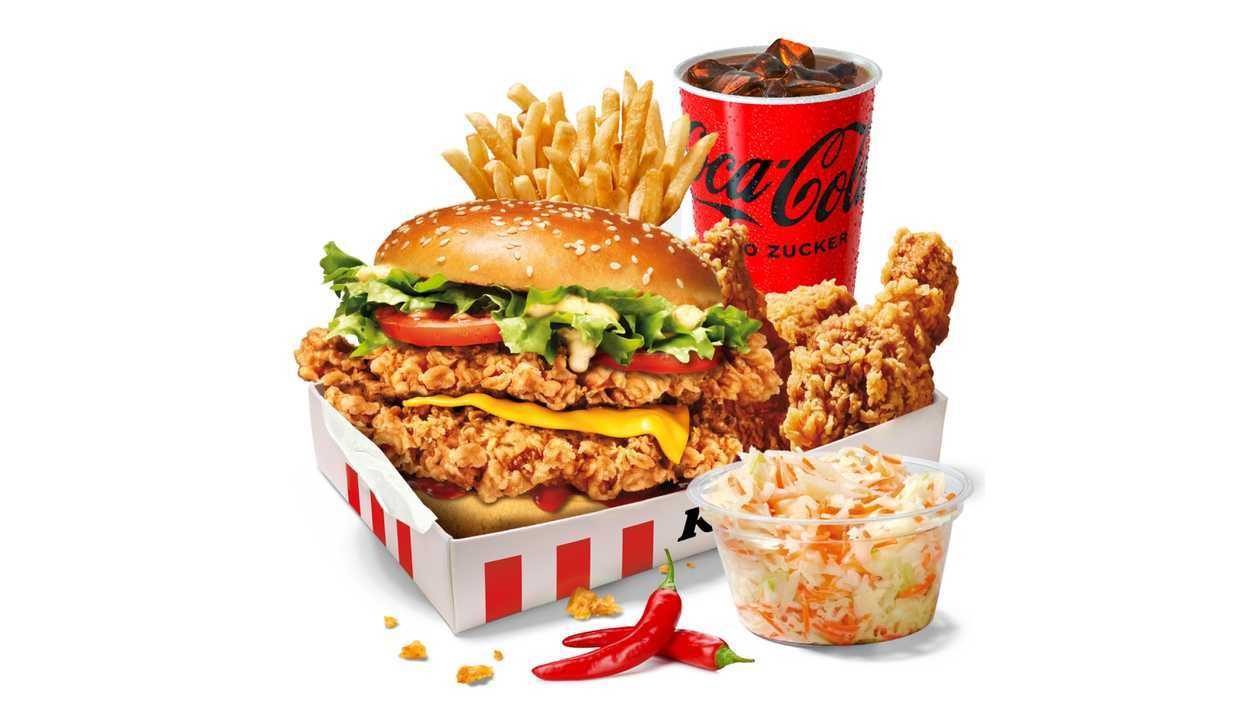 Big Sanders Zinger Burger Box