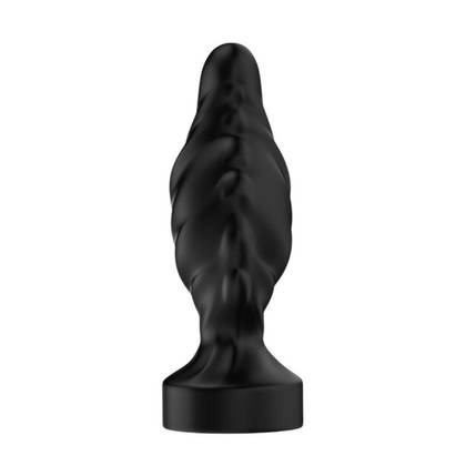 Black VIBE Tornado Silicon Plug USB – Vibračný análny kolík 52-00098