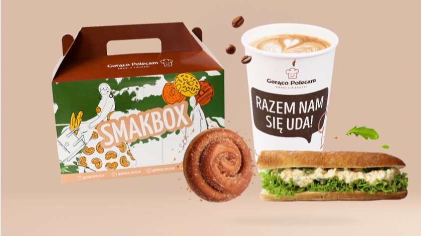 Smakbox z bagietką i pączkiem