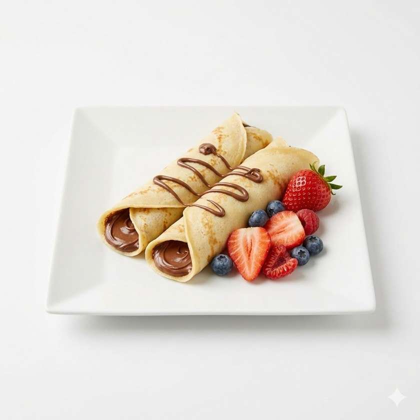 Pancakes with Nutella