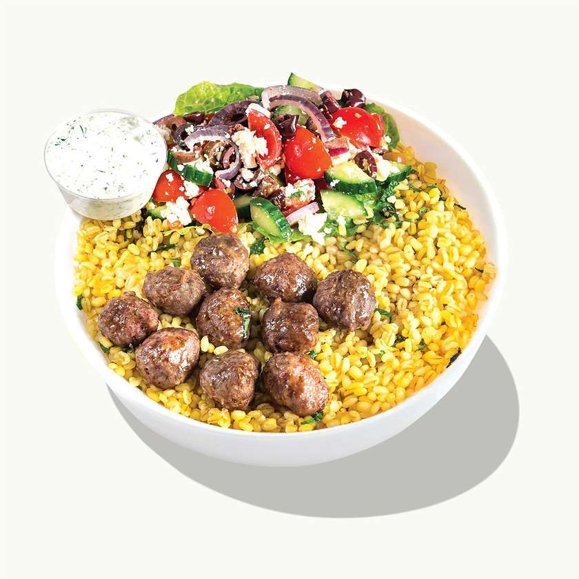 GREEK MEATBALL BOWL
