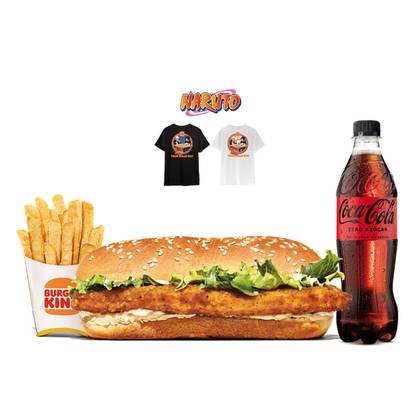 Menu Long Chicken + T-shirt Naruto