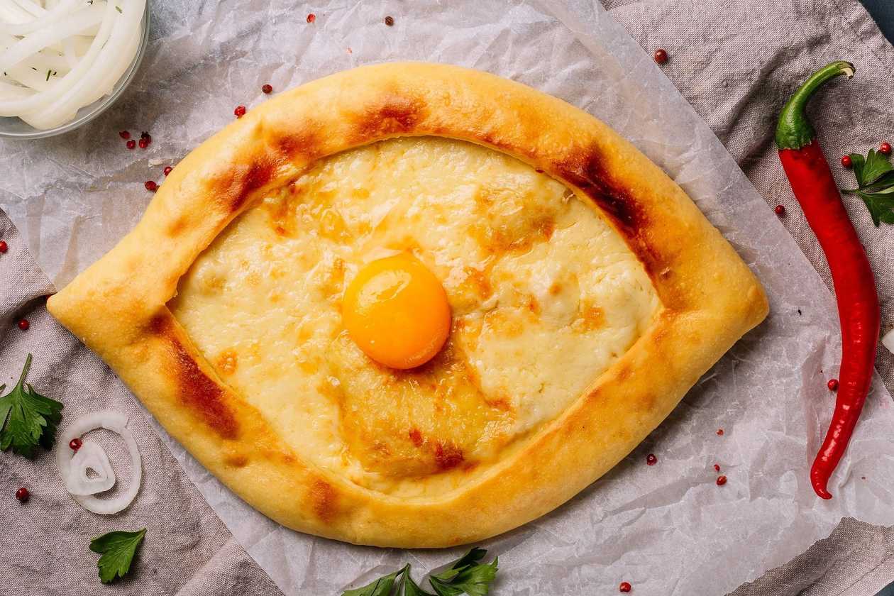 Khachapuri with cheese 2gab/0.450g