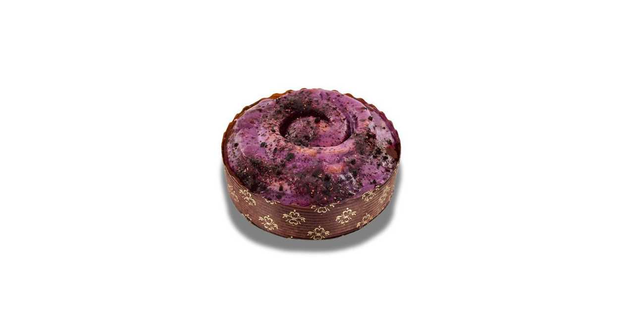 Blueberry Ube Cinammon Roll