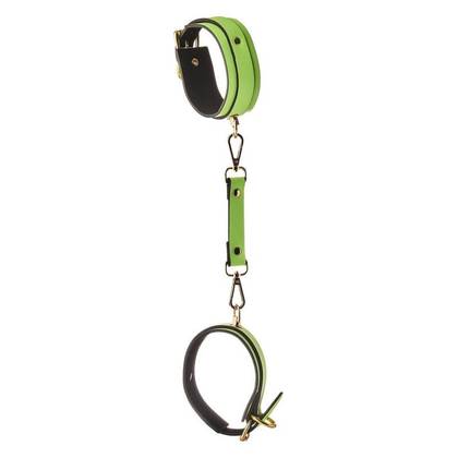 Ankle Cuff Glow In The Dark Green: Svietiace putá na členky s neoprénom 22035