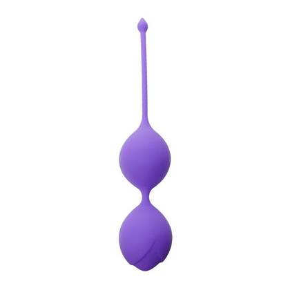 Fialové silikónové Kegel guličky Love 36mm - 90g 75-00006