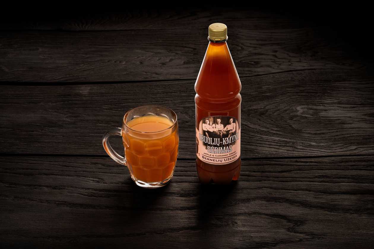 “Bernelių užeigos” apple cumin drink 1 l