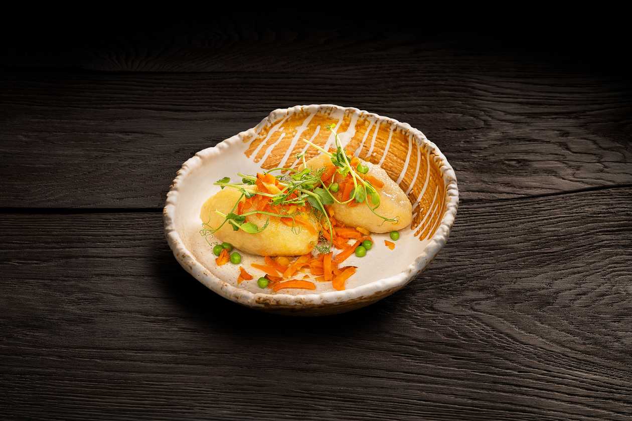 Vegan grated potato dumplings