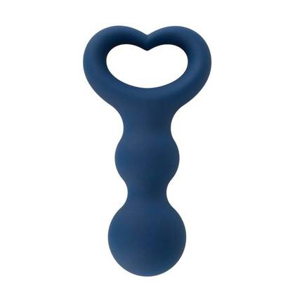 Silicone Heart Blue – Silikónový análny kolík s úchytom v tvare srdca 5990289