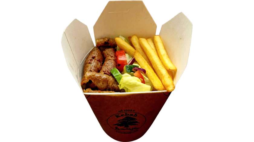 41- Kebab wołowy [DUŻY BOX]