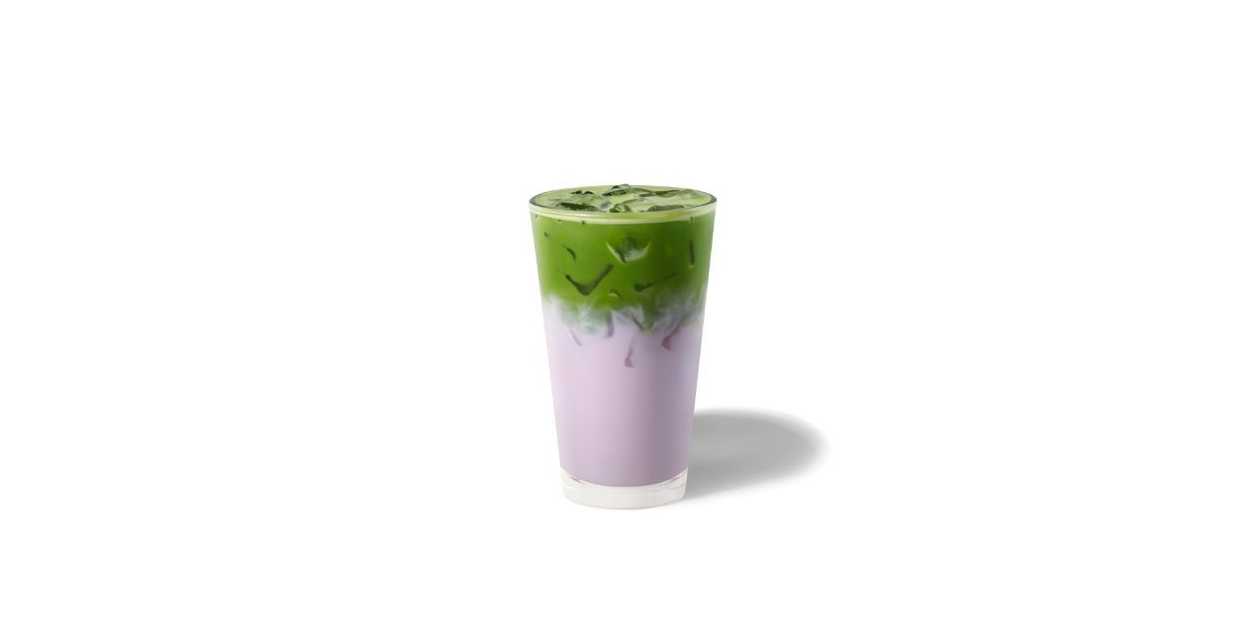 Iced Ube Vanilla Flavour Matcha Latte