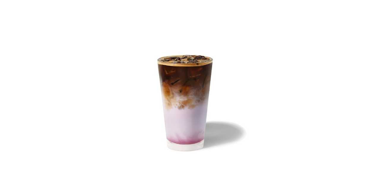 Iced Ube Vanilla Flavour Macchiato