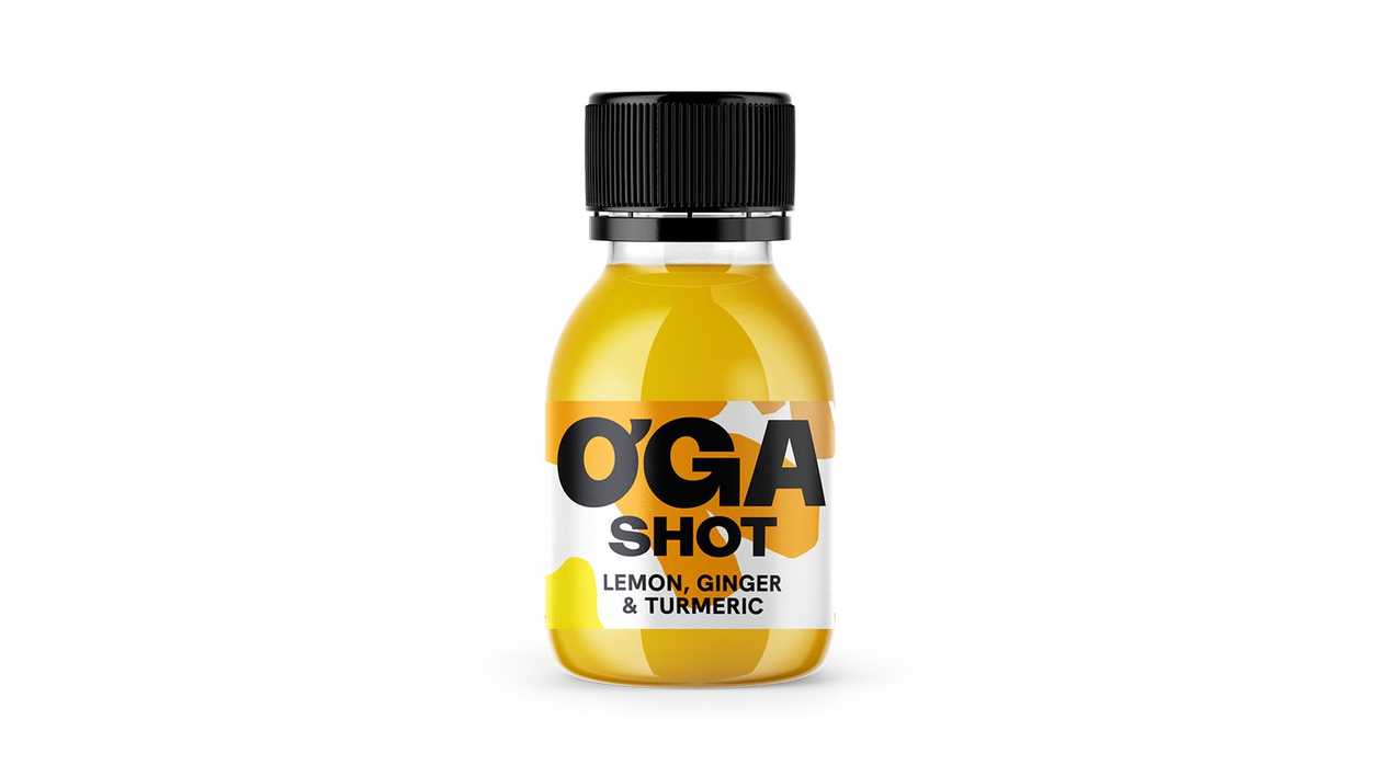 Lemon and Ginger Shot With Turmeric Oga, 60ml