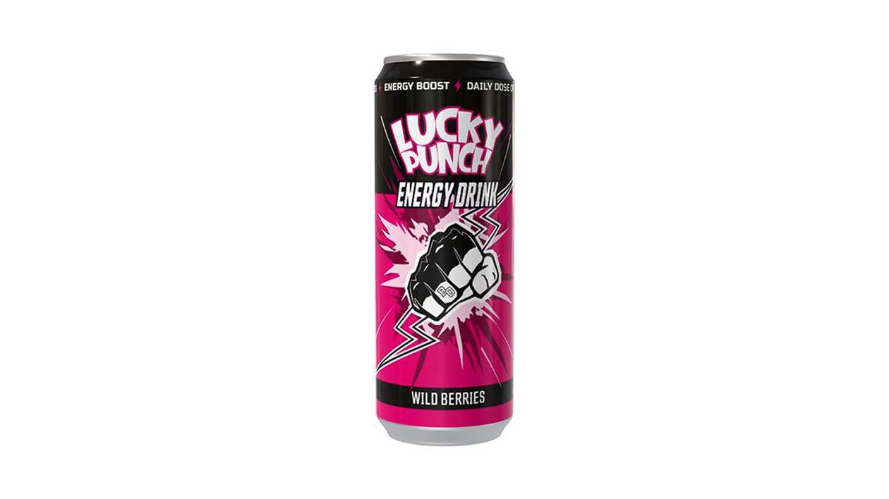Energy Drink Lucky Punch Wild Berries, 330ml