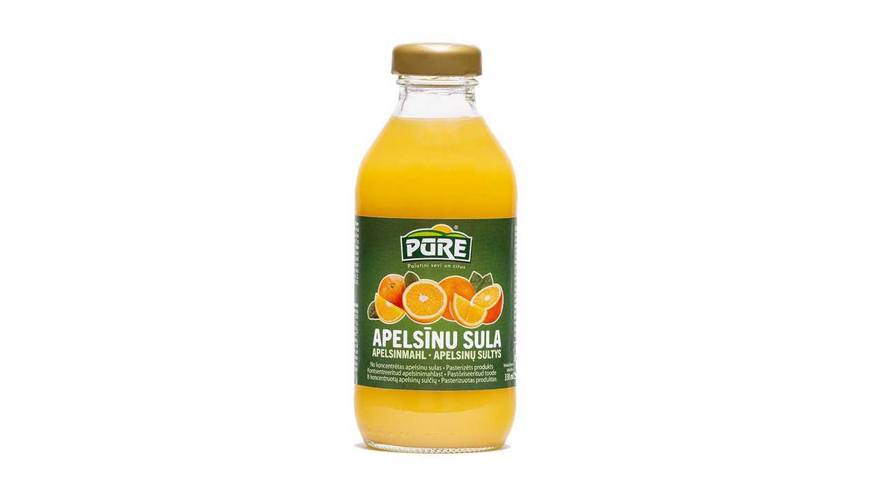 Juice Orange Pūre, 330ml