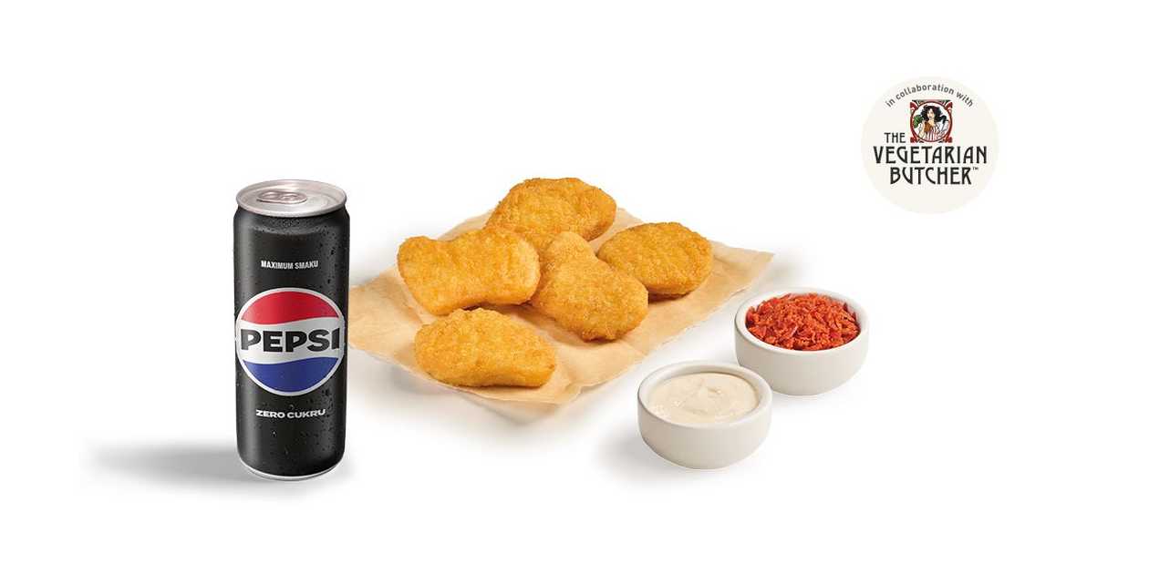 SOLO ZESTAW VEGE NUGGETS Z NAPOJEM LUB FRYTKAMI