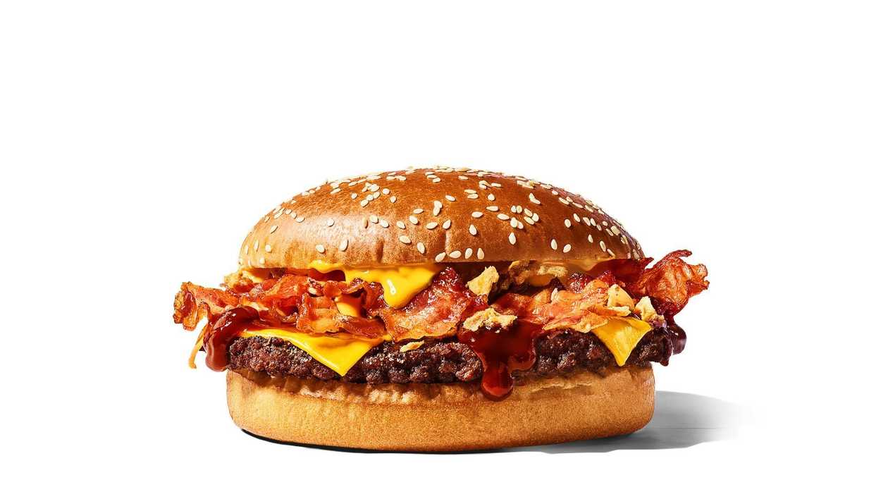 Cheesy BBQ Beef Burger