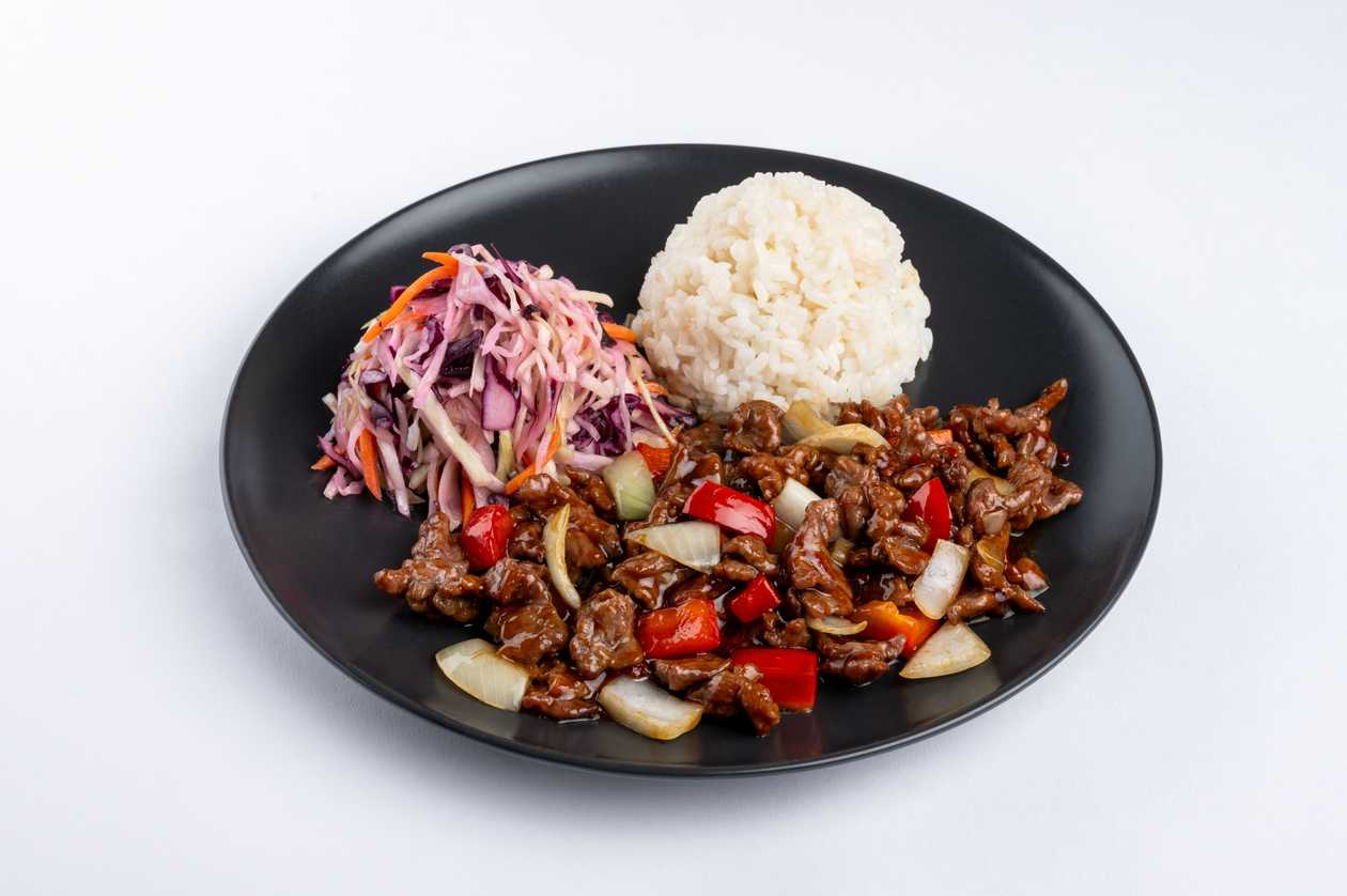 Beef with a trooper + Soup of the day