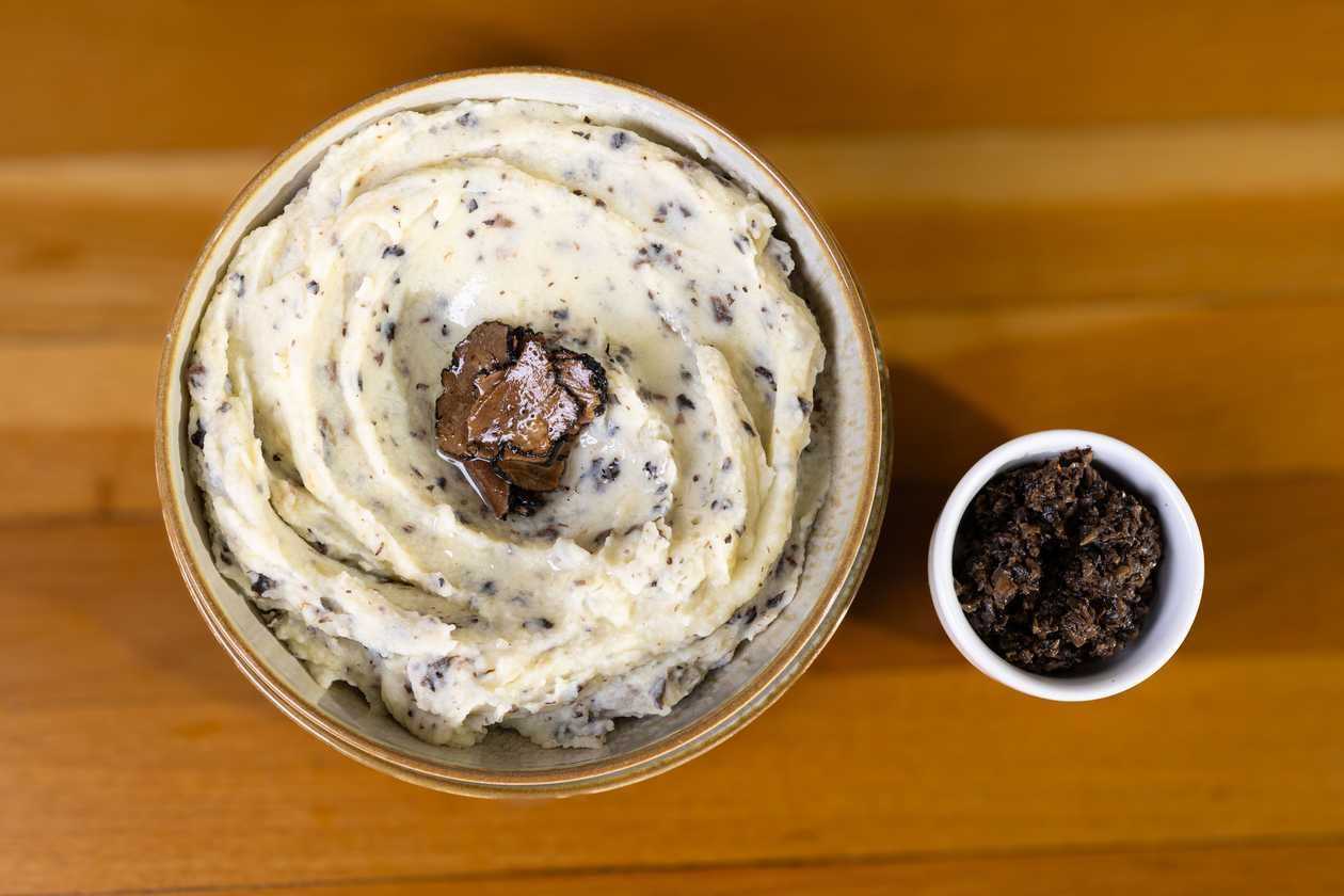 Piure de cartofi cu trufe