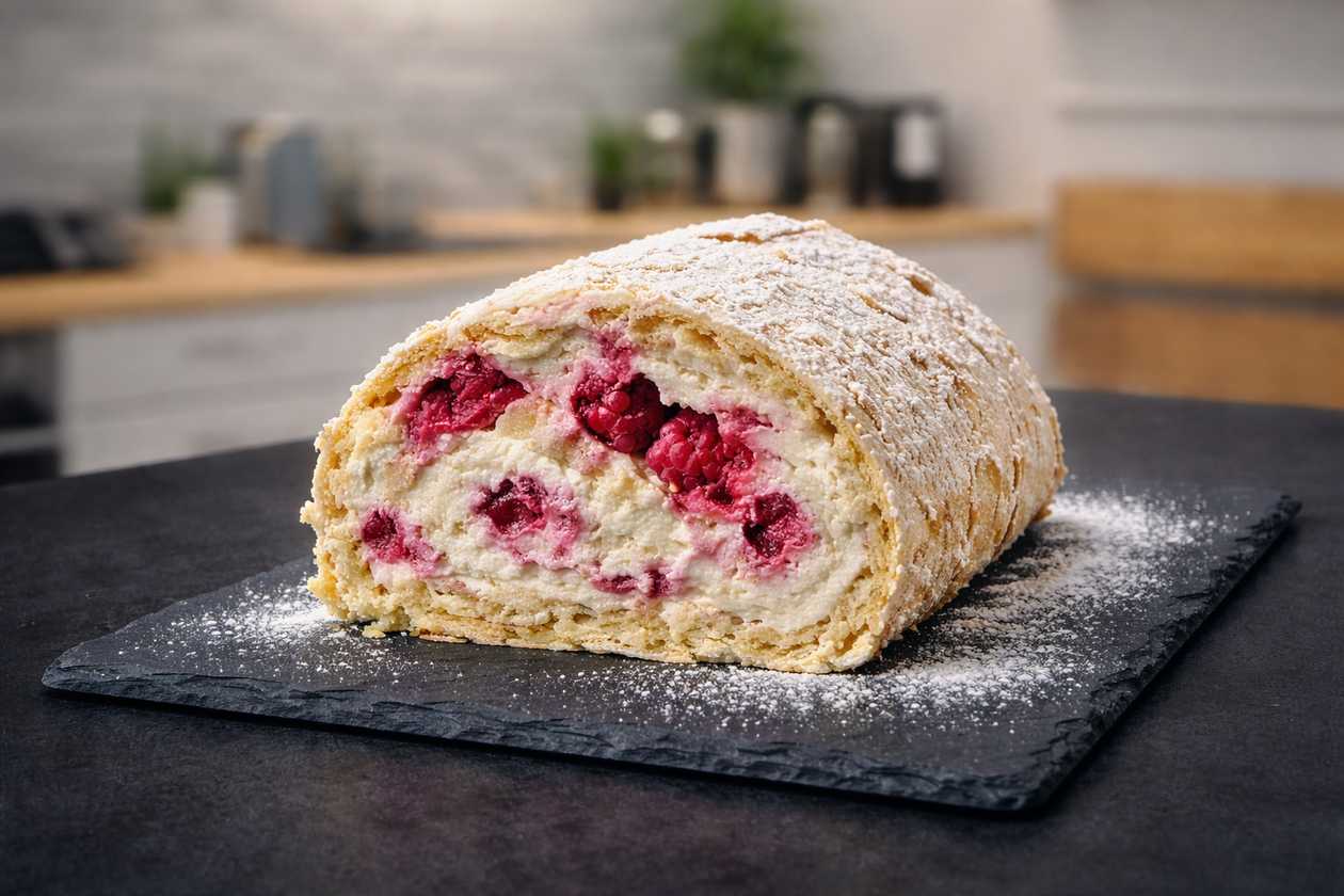 Brita Roll with Raspberries 1 pc