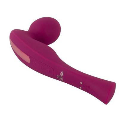 SMILE SPECIAL WAND Silicone Magenta – Ergonomický masážny vibrátor s ohybnou hlavicou 5402450