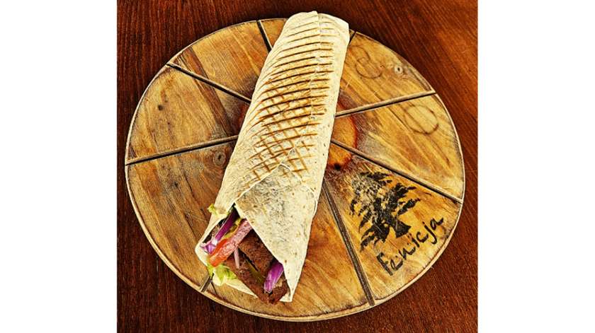 35- Tortilla kebab wołowy [standard]