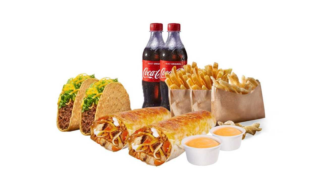 Double Box Nacho Cheese Drip Burrito (preț fără băuturi)