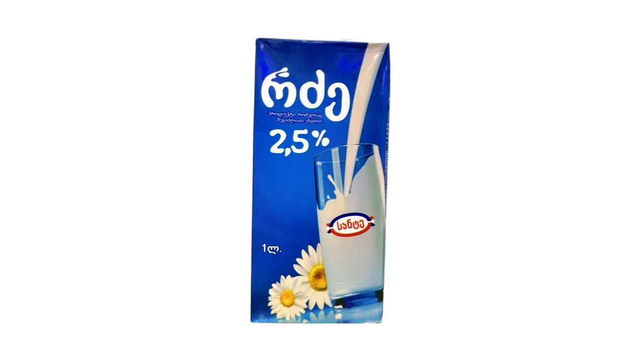 Milk "Sante" 2.5% 1L