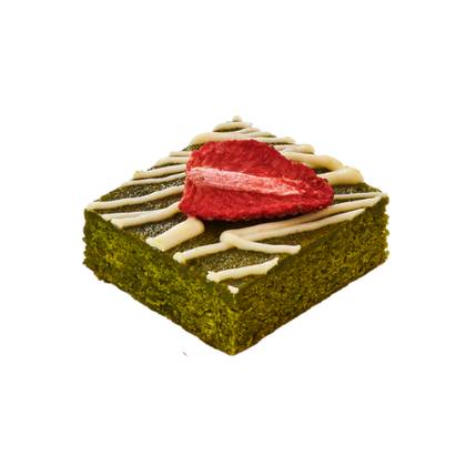 Jahodové Matcha Brownie
