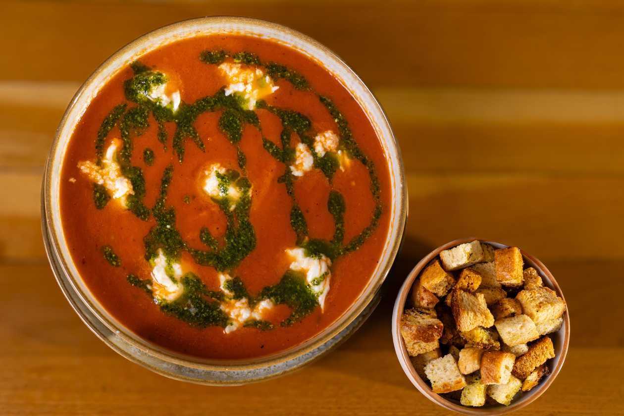 Supă cremă de roșii