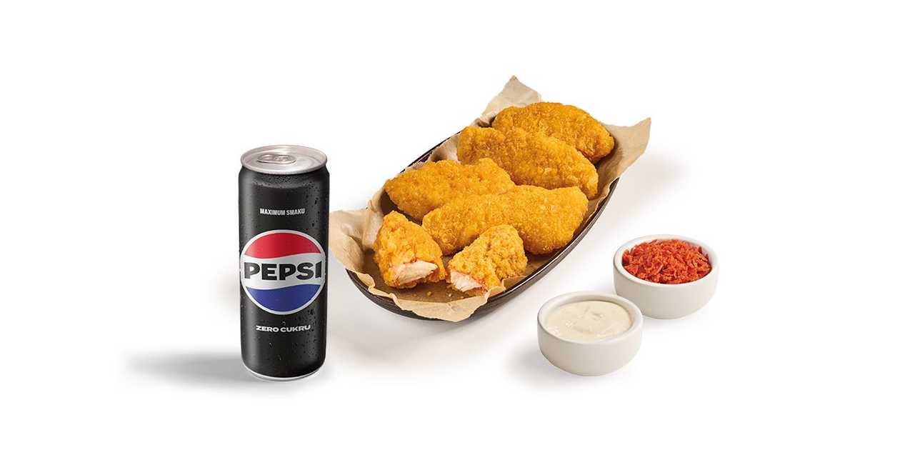 SOLO ZESTAW ZE STRIPSAMI DIP&CRUNCH