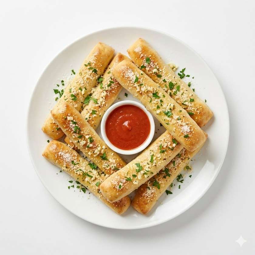 Garlic and Parmesan Pizza Sticks