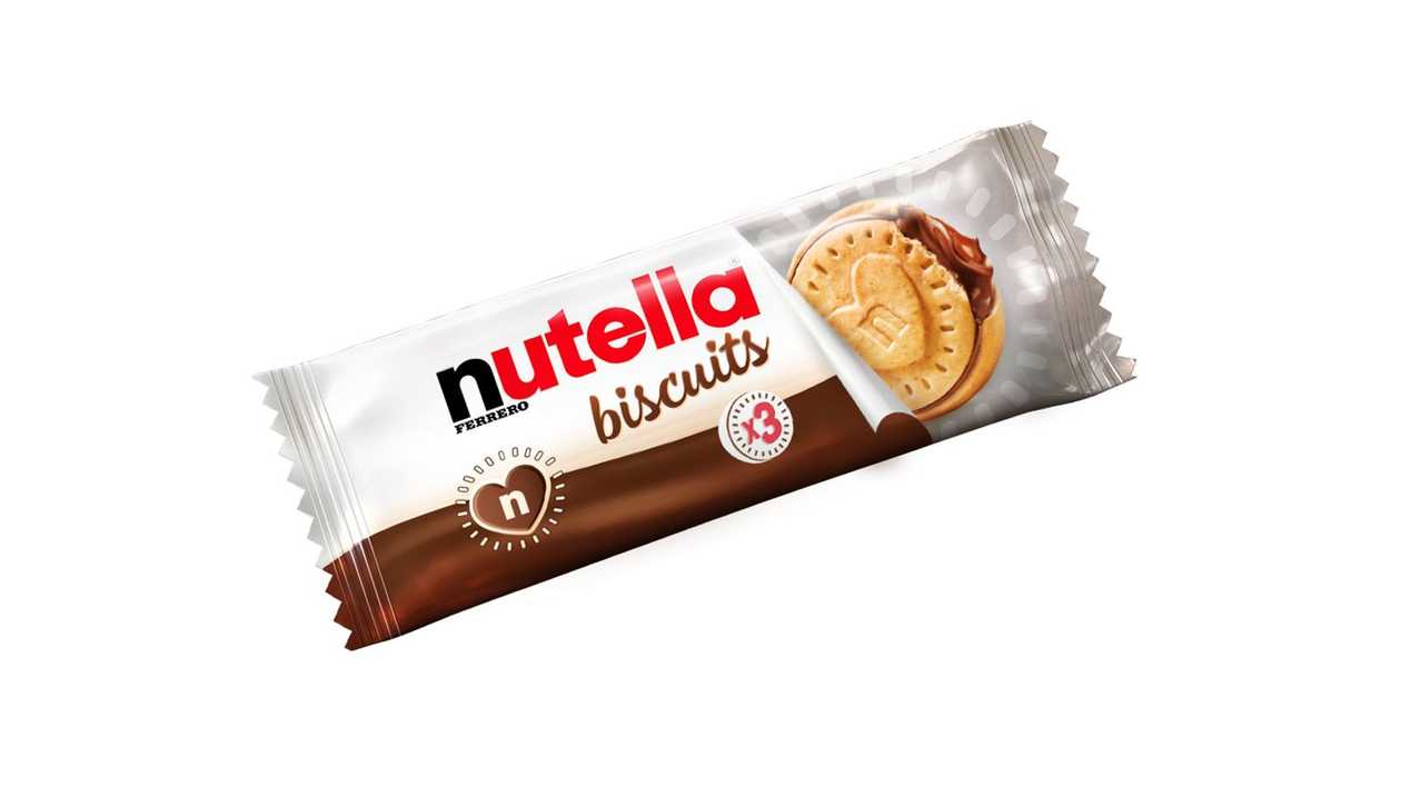 Nutella Cookies With Nuts and Chocolate Cream, 41.4g