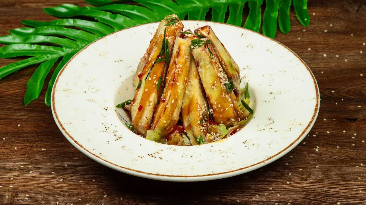 Crispy Eggplant Salad
