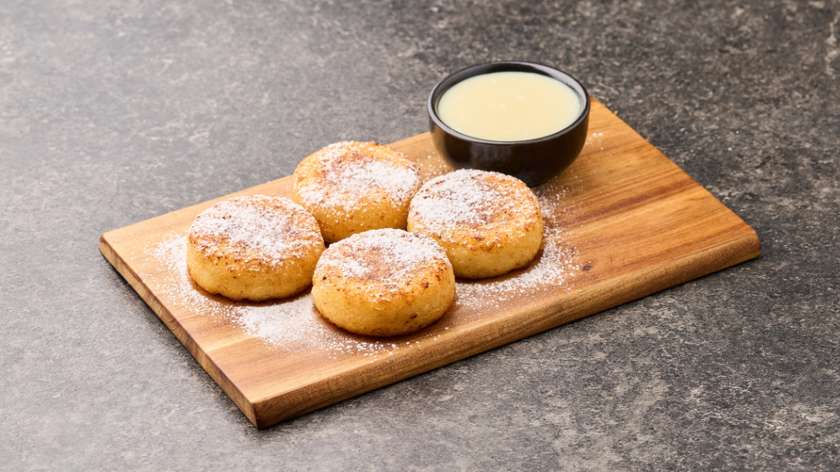 Cottage cheese pancakes 4pcs.