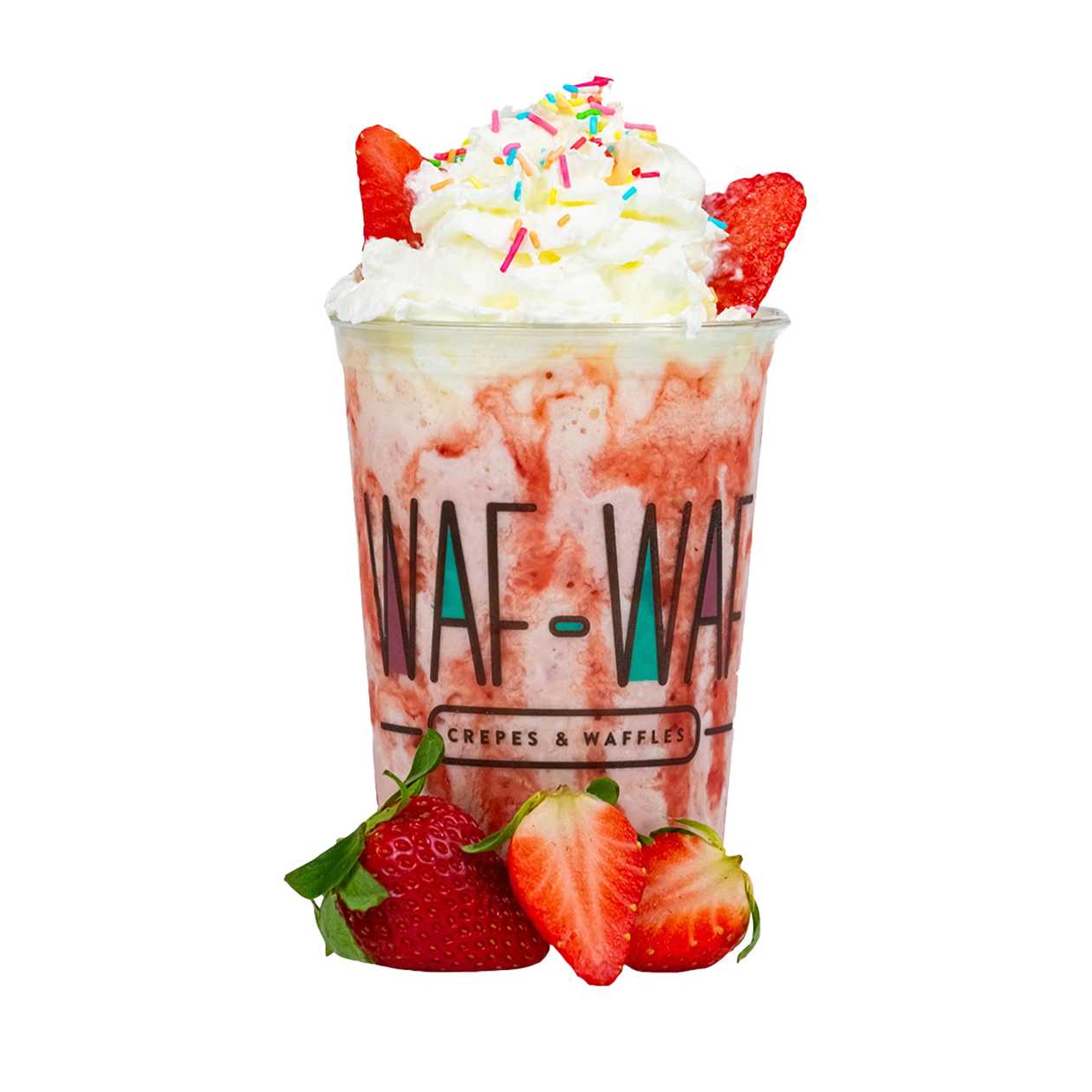 Jahodový milkshake