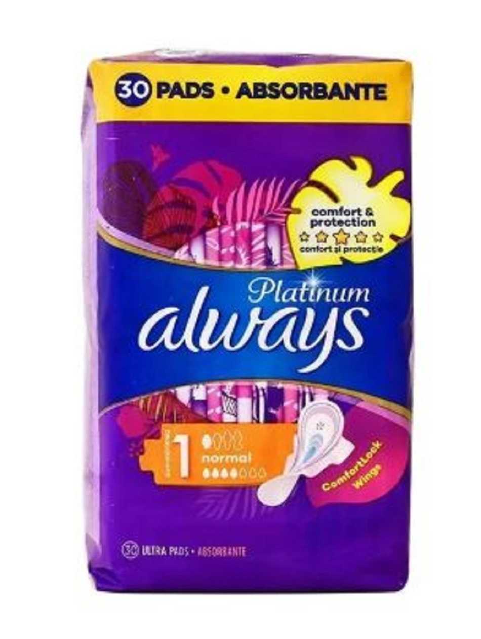 Always Platinum Normal 1 Pads 30 pcs
