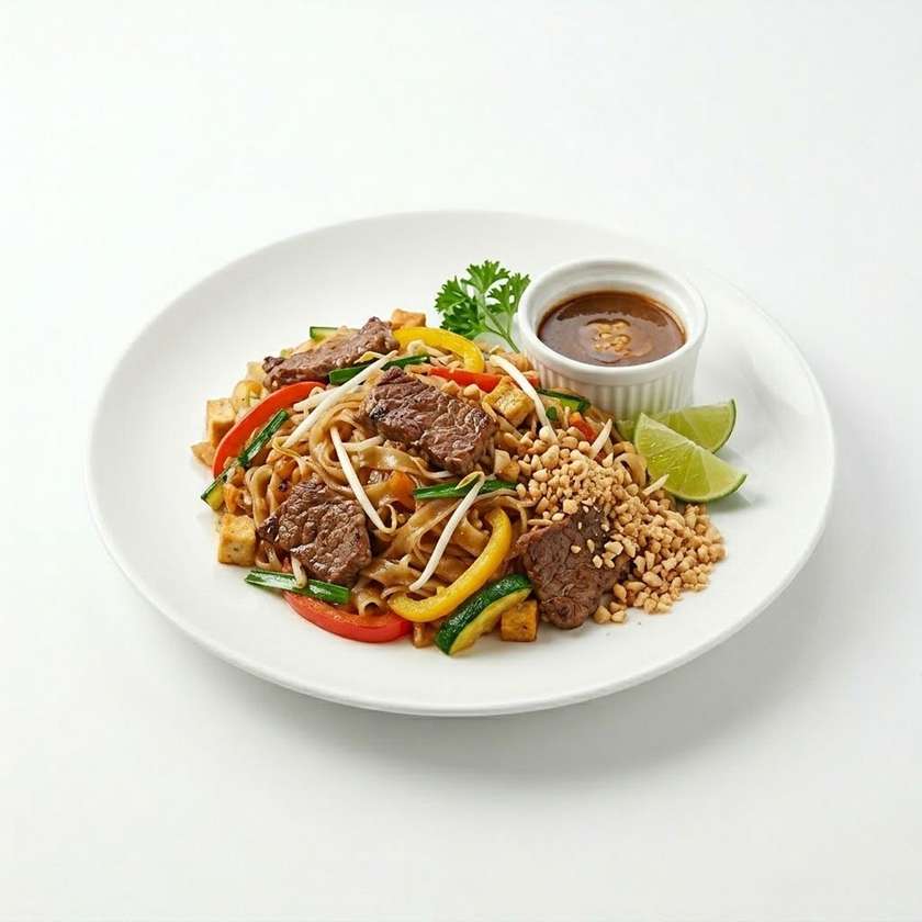 Pad Thai with Beef