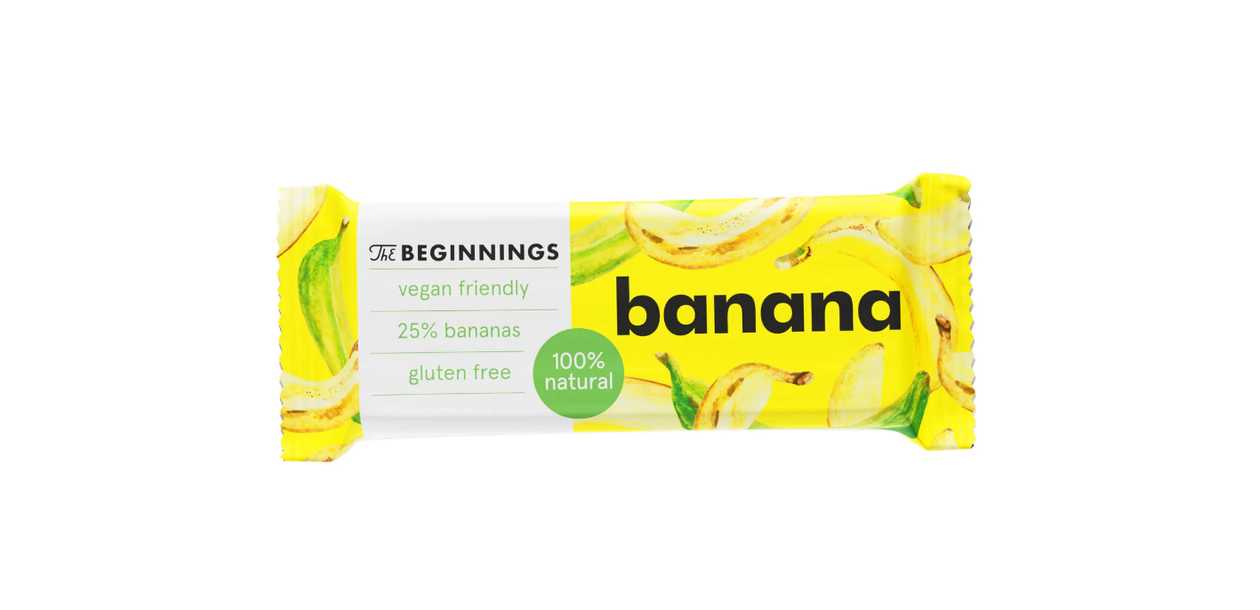 Beginnings proteiinibatoon šokolaadi-banaani 50g