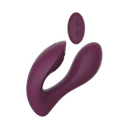Ohybný U-vibrátor a vibračné nohavičky Essentials Ultra Dual Vibe Purple 22096