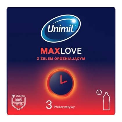 Kondómy MAX LOVE Delay 3ks
