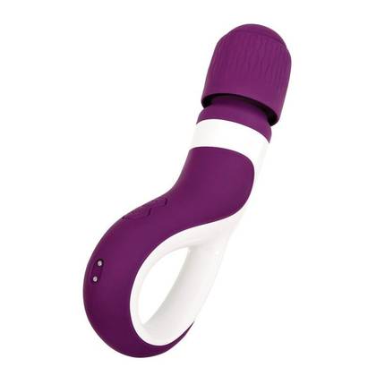 Výkonný masážny vibrátor s prstencovou rukoväťou Gender X Handle It Purple 840692